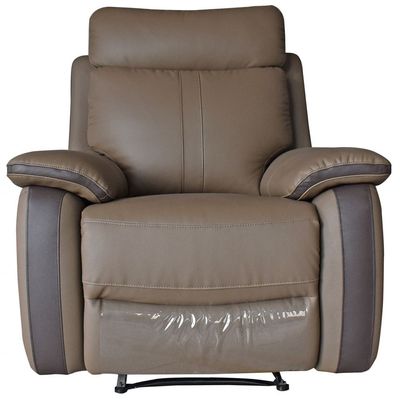 Arlington 3+2+1-Seater Faux Leather Manual Recliner – Tan – With 2-Year Warranty