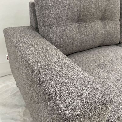 Gilbert 3-Seater Fabric Left Corner Sofa – Grey 