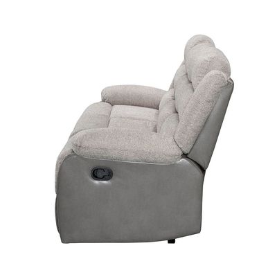 Greensboro 1 Seater Fabric Manual Motion Recliner - Dark Grey