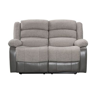 Greensboro 2 Seater Fabric Manual Motion Recliner - Dark Grey