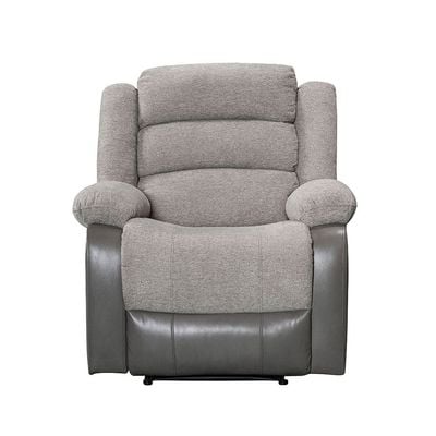 Greensboro 3+2+1 Seater Fabric Manual Motion Recliner Set- Dark Grey