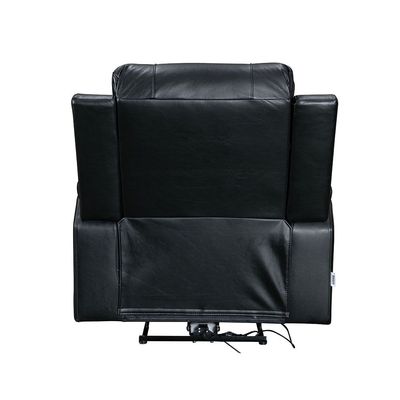 Tacos 1 Seater Faux Leather Power Motion Recliner - Black