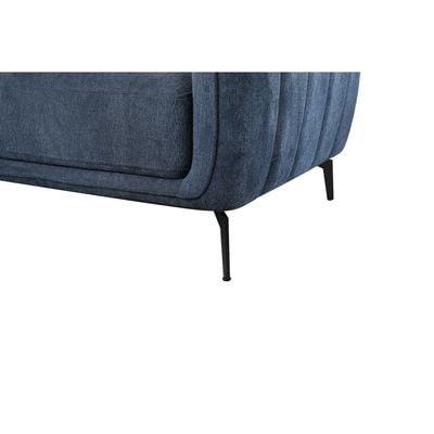 Sofia 5-Seater Fabric Sofa Set - Dark Blue - With 2-Year Warranty