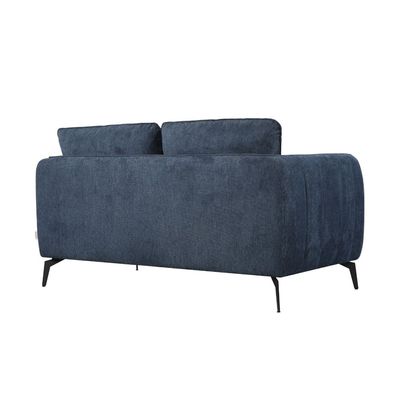 Sofia 5-Seater Fabric Sofa Set - Dark Blue - With 2-Year Warranty