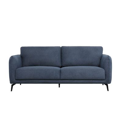 Sofia 5-Seater Fabric Sofa Set - Dark Blue - With 2-Year Warranty