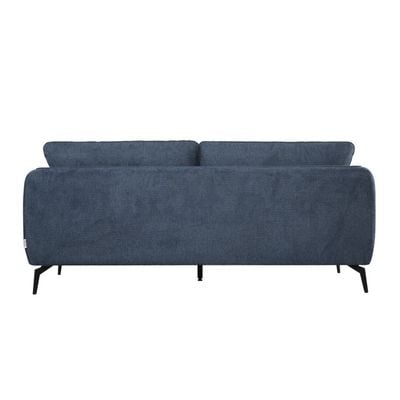 Sofia 5-Seater Fabric Sofa Set - Dark Blue - With 2-Year Warranty