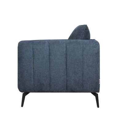 Sofia 5-Seater Fabric Sofa Set - Dark Blue - With 2-Year Warranty