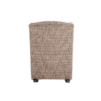 Portsmount 1-Seater Fabric Racking Chair - Brown