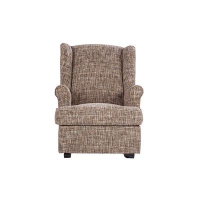 Portsmount 1-Seater Fabric Racking Chair - Brown
