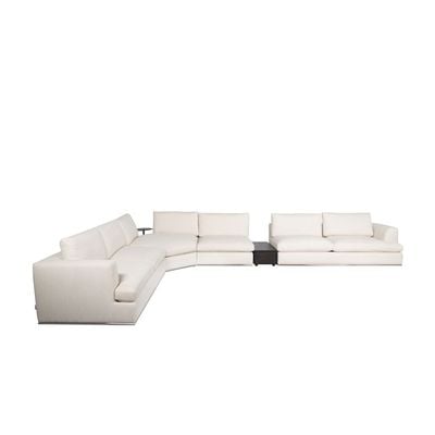 Paddington 7-Seater Modular Sectional Sofa Set - Ivory - With 2-Year Warranty