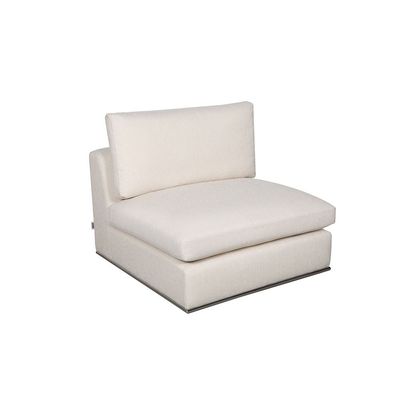 Paddington 1-Seater Armless Fabric Modular Sofa – Ivory