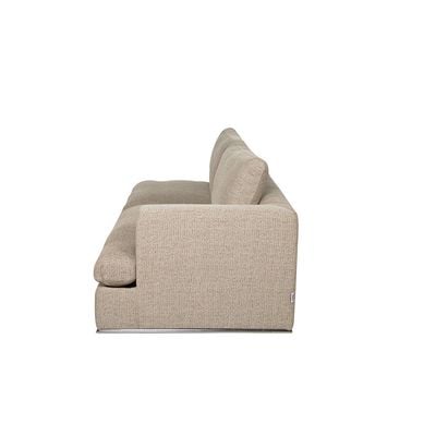 Paddington 2-Seater Right-Arm Fabric Modular Sofa - Mélange Brown