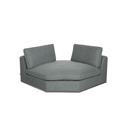 Paddington 2-Seater Corner Wedge Fabric Modular Sofa - Teal Green