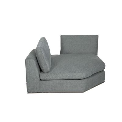 Paddington 2-Seater Corner Wedge Fabric Modular Sofa - Teal Green