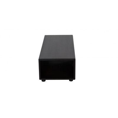 Paddington Mid-Unit Table with Storage - Black - With 2-Year Warranty