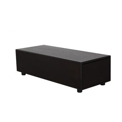 Paddington Mid-Unit Table with Storage - Black - With 2-Year Warranty