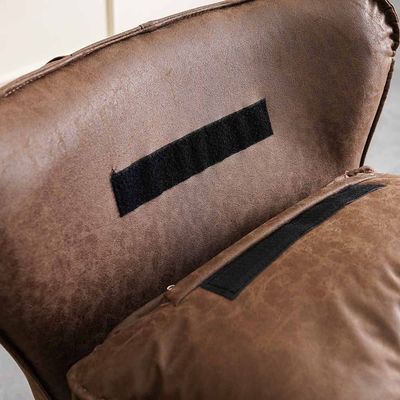 Foxton 1-Seater Fabric Sofa - Choco Brown - With 2-Year Warranty