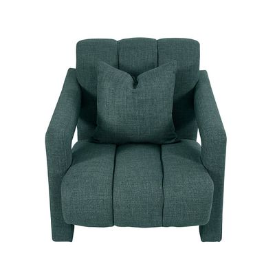 Pixton 1-Seater Fabric Sofa - Teal Green - With 2-Years Warranty