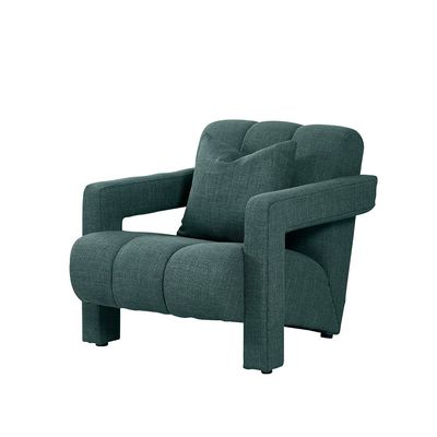 Pixton 1-Seater Fabric Sofa - Teal Green - With 2-Years Warranty