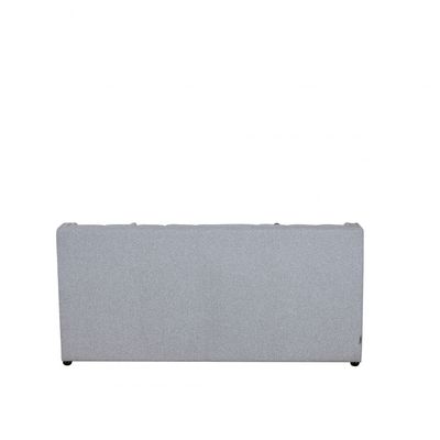 Psuedo 2 Seater Fabric Sofa - Light Grey