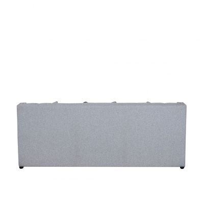 Psuedo 3 Seater Fabric Sofa - Light Grey