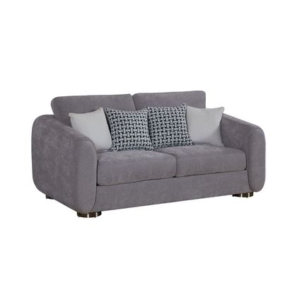 Hestia 3+2+2 Seater Fabric Sofa Set - Light Grey