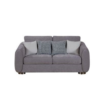 Hestia 3+2+2 Seater Fabric Sofa Set - Light Grey