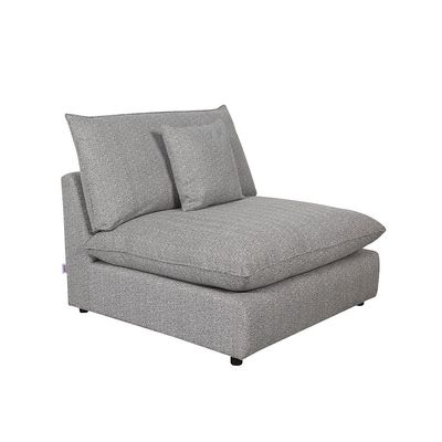 Napoleon 1-Seater Armless Fabric Modular Sofa – Grey – With 2-Year Warranty