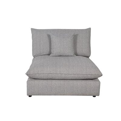 Napoleon 1-Seater Armless Fabric Modular Sofa – Grey – With 2-Year Warranty