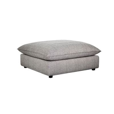 Napoleon 1-Seater Ottoman Fabric Modular Sofa – Grey - With 2-Year Warranty