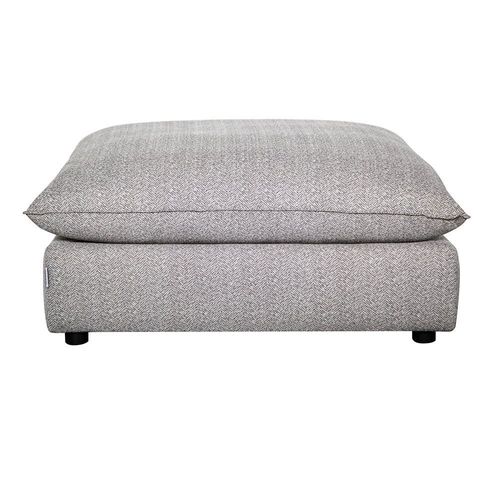 Napoleon 1-Seater Ottoman Fabric Modular Sofa – Grey - With 2-Year Warranty