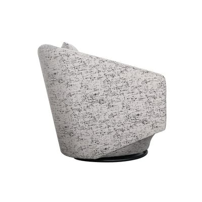 Napoleon 1-Seater Fabric Accent Chair – Grey - With 2-Year Warranty