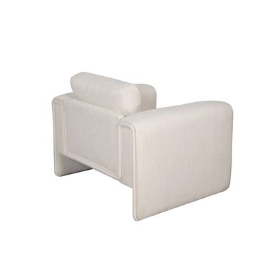 Paddington 1-Seater Fabric Accent Chair – Ivory - With 2-Year Warranty