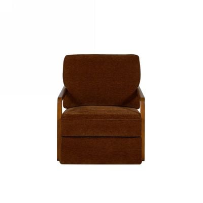 Raido 1-Seater Fabric Sofa - Brown - With 2-Year Warranty