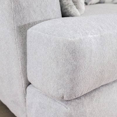 Tron 2-Seater Fabric Sofa - Grey - With 2-Year Warranty