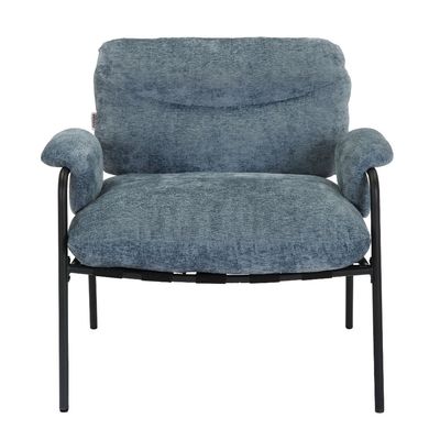 Powell 1-Seater Fabric Accent Chair -Soft Blue - With 2-Year Warranty