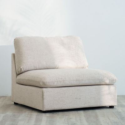Cloud Armless 1 Seater Sofa - Beige