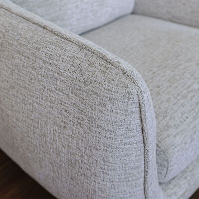 Zane 1-Seater Fabric Sofa - Beige - With 2-Year Warranty