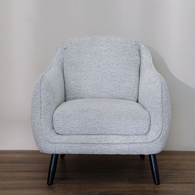 Zane 1-Seater Fabric Sofa - Beige - With 2-Year Warranty