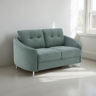 Kruzer 2-Seater Fabric Sofa - Green - With 2-Year Warranty