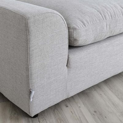 Laxus 1-seater Armless Sofa – Grey