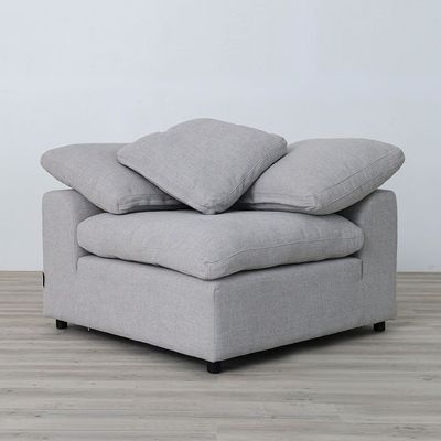 Laxus Corner Wedge with Pillow – Grey