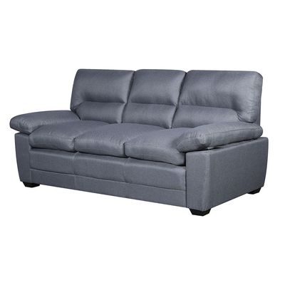Meza 6-Seater Fabric Sofa Set - Smoke Grey - With 2-Year Warranty