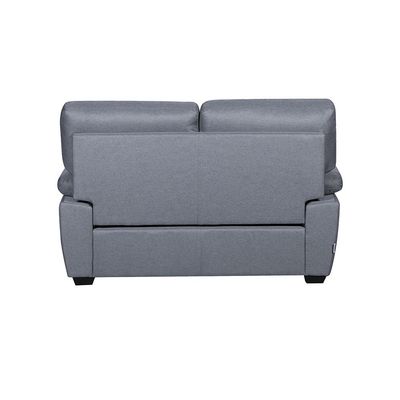 Meza 2-Seater Fabric Sofa - Smoke Grey - With 2-Year Warranty