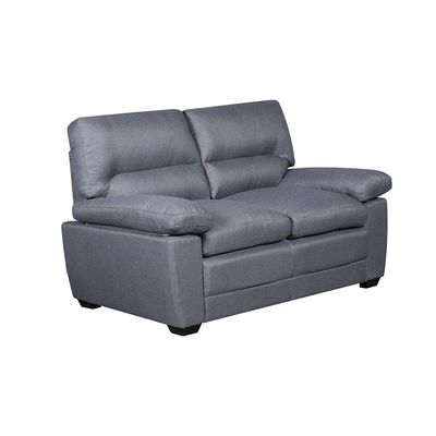 Meza 2-Seater Fabric Sofa - Smoke Grey - With 2-Year Warranty
