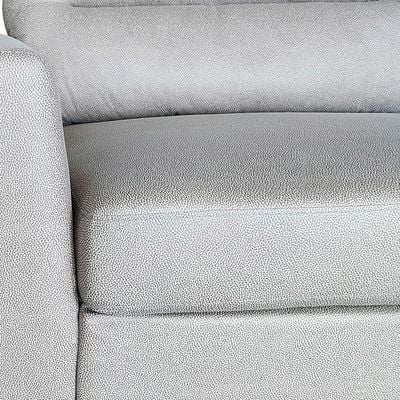 Helix 3-Seater Fabric Corner Sofa - Stone - With 2-Year Warranty