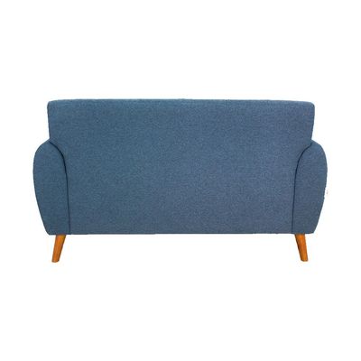 Clifford 2-Seater Fabric Sofa - Dark Blue - With 2-Year Warranty