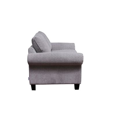 Carta 3-Seater Fabric Sofa - Grey - With 2-Year Warranty