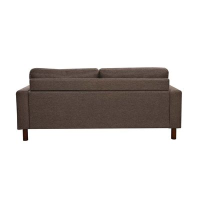 Escanor 3-Seater Fabric Sofa - Brown - With 2-Year Warranty