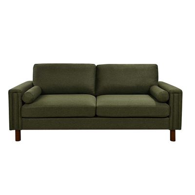إسكانور -أريكة قماش 3 مقاعد - أخضر - مع ضمان لمدة عامين